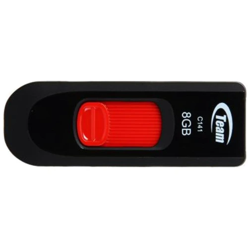 USB-флешка Team 8GB C141 USB 2.0 Red (TC1418GR01): Дополнительно ушко для крепления к брелку