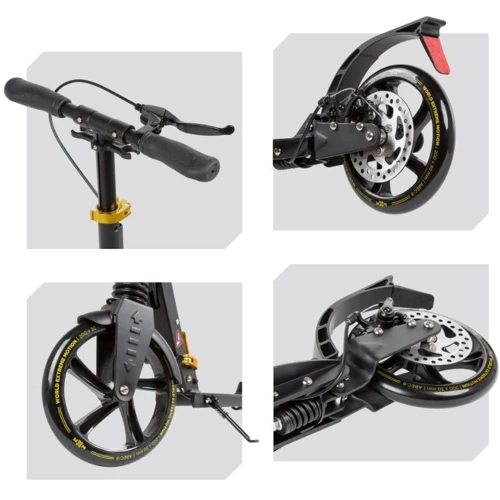 Самокат з дисковим гальмом Kidwell WXM RST-B02 Yellow фото 11