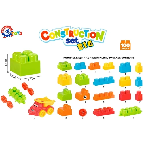 Конструктор Technok toys Construction Set 100 дет. (6832)