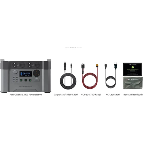 Зарядная станция Allpowers S2000 Pro 1500Wh 405405mAh 2400W Portable Power Station ﻿(AP-SS-009-PRO) фото 10