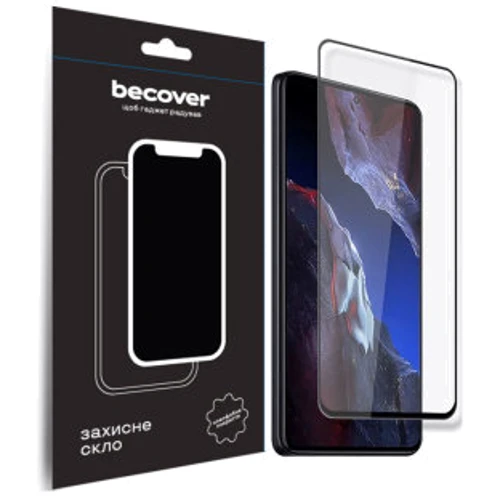 Аксессуар для смартфона BeCover Tempered Glass Black for Poco F5 Pro (709744): undefined undefined