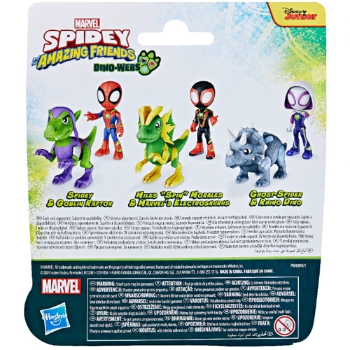 Набор HASBRO Spidey and His Amazing Friends Герой и Дино G0122 SAF HERO DINO WEBS GHOST (F9478_G0122): Серия Marvel Spidey and His Amazing Friends