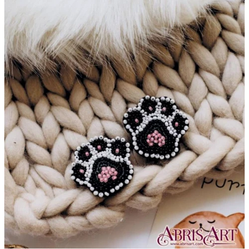 Abrisart AD-024 Набор для вышивки бисером украшения Лапки