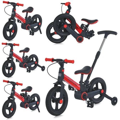 Велосипед-трансформер 3в1 Prof1 Kids красный (MB 1021-5)