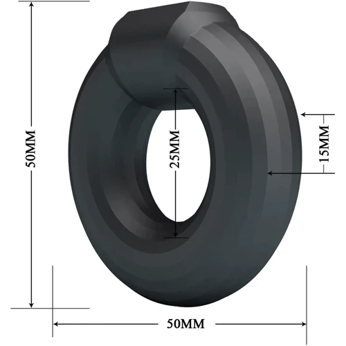 Ерекційне кільце LYBAILE Crazy Bull №2 - Kayke super soft silicone (BI-210360)