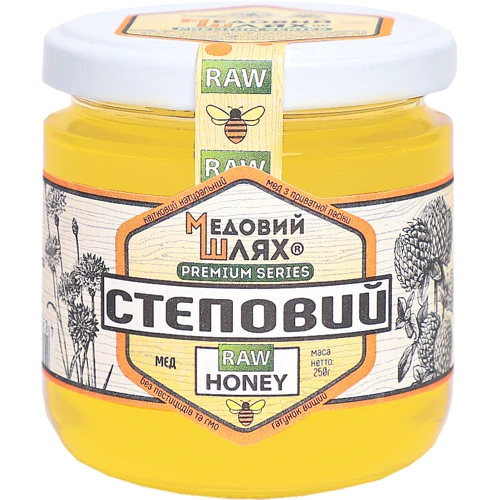 Мед Медовий Шлях Степовий різнотрав'я 250 г (4820013334673)