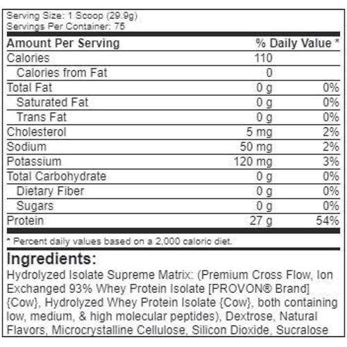Протеин SAN Titanium Isolate Supreme 2270 g /75 servings/ Strawberry yogurt: Вид Сывороточные