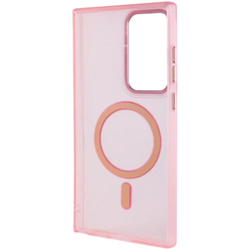 Чехол для телефонов Epik TPU Lyon Frosted with MagSafe Pink for Samsung S908 Galaxy S22 Ultra: Тип накладка на заднюю часть