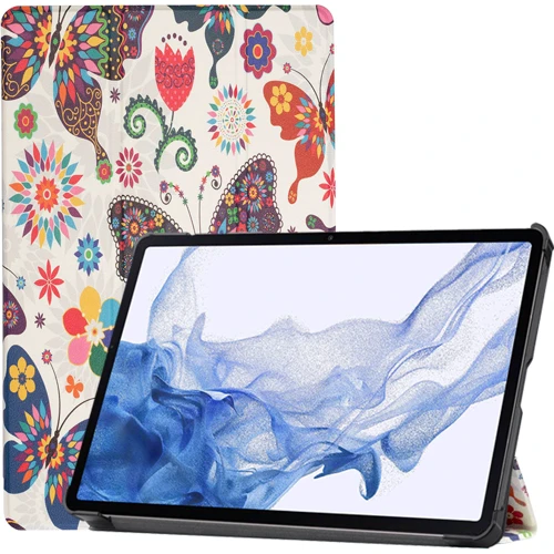 Аксессуар для планшетных ПК BeCover Smart Case Butterfly for Samsung X520/X526 Galaxy Tab S10 FE (713283): Цвет рисунок