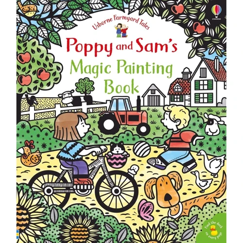 Poppy and Sam's Magic Painting Book / Книга-розмальовка пригоди Поппі та Сема