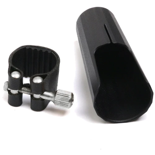 Лігатура та ковпачок J.MICHAEL D-02 Leather Clamp and Cap for Soprano Sax: Виробник J.MICHAEL