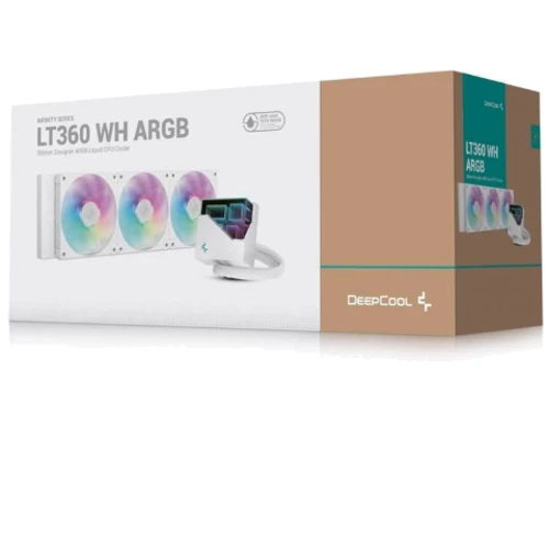 Кулер DeepCool LT360 ARGB White (R-LT360-WHAMNC-G-1): Тип подшипника гидродинамический