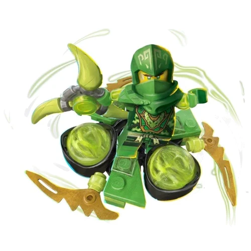 Конструктор LEGO NINJAGO Вращение Кружитцу Силы Дракона Ллойда 56 деталей (71779)