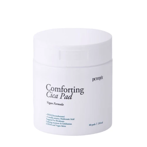 Petitfee Пилинг-пады для лица с центеллой азиатской для лица Comforting Cica Pad 250 ml 80 шт
