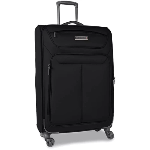 Чемодан Swissbrand Austria (L) Black (SWB_LEAUS001L)