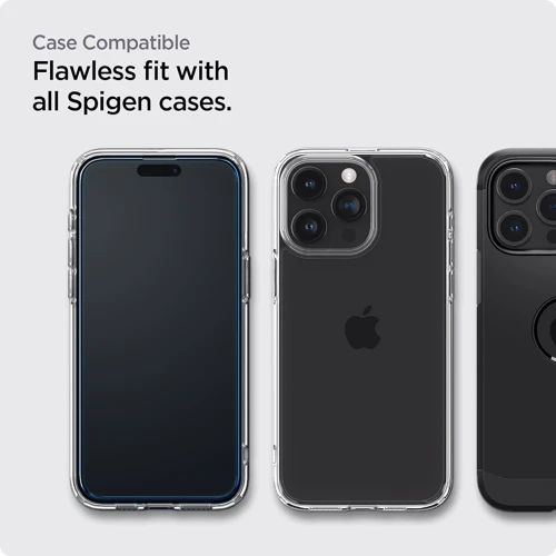 Защитное стекло для iPhone Spigen Tempered Glas tR AlignMaster FC 2 Pack Black (AGL06886) for iPhone 15 Plus фото 5