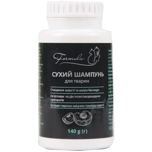 Шампунь сухой для животных Formula 140г (63603)