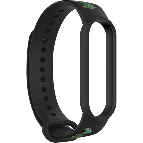 Ремешок ArmorStandart RM Inscription Black (ARM59271) for Xiaomi Mi Smart Band 5/6/7