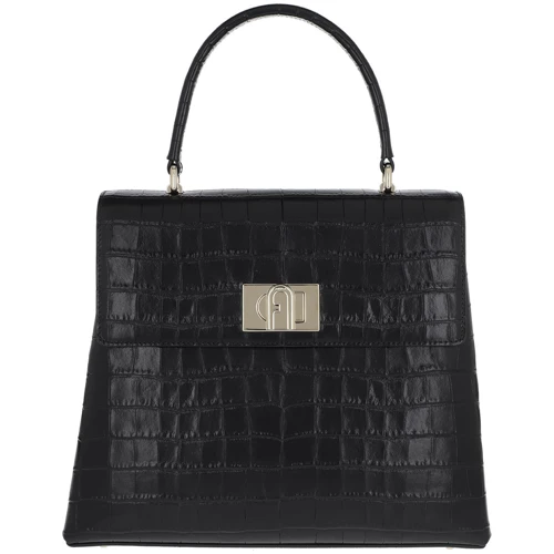 Женская сумка-сэтчел Furla 1927 M Top Handle Barpaco черная (BARPACOKO0000O6000)