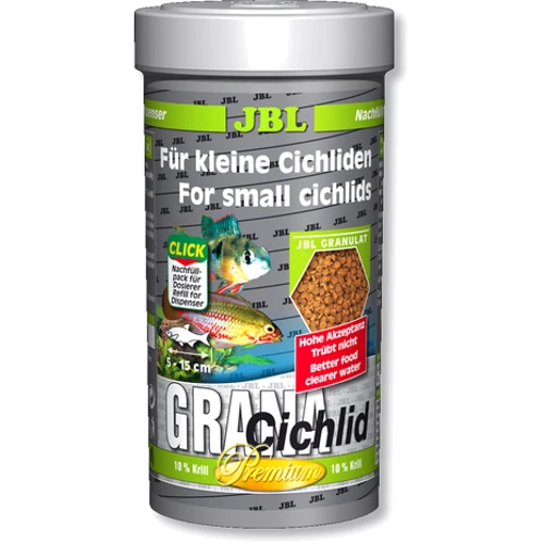 Корм JBL GranaCichlid премиум для хищных цихлид 250 мл (4056200)