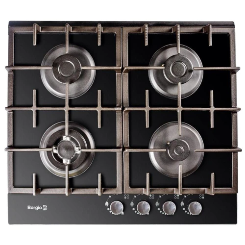Варочная поверхность газовая Borgio 6272-18 FFD (Black Glass)