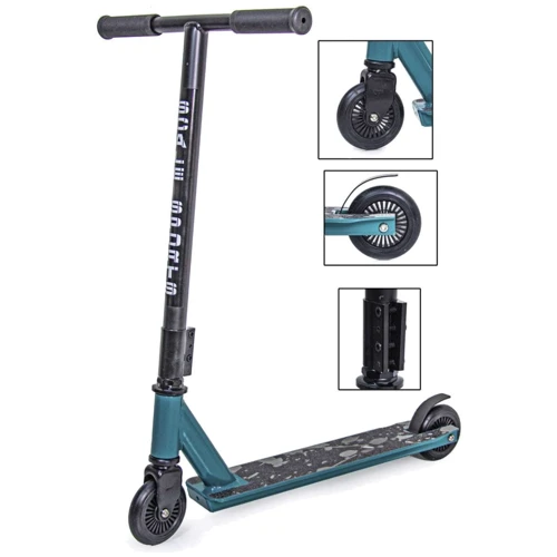 Трюкових самокат Scale Sports Active Drive. Dark Turquoise (980911495): Тип коліс литі