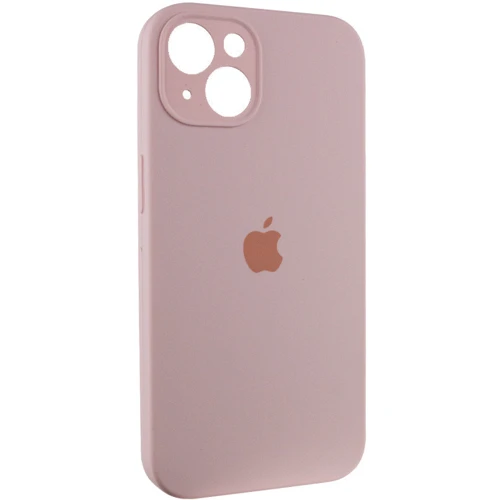 Чехол для iPhone Mobile Case Silicone Case Full Camera Protective Chalk Pink for iPhone 15 Plus: Цвет розовый