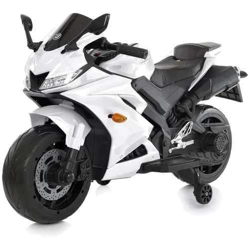 Дитячий електромотоцикл 2 колісний Bambi Racer 45W білий (M 5022EL-1)