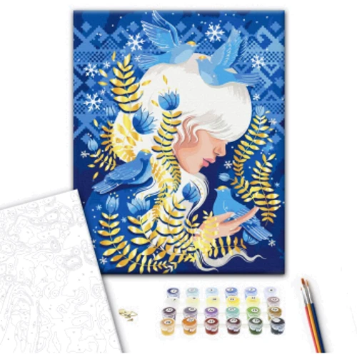 Картина по номерам Brushme Птицы зимы © Полина Скурихина 40х50 см (BS53864): Производитель Brushme