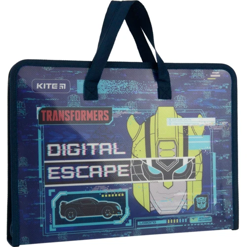 Папка-портфель на молнии Kite Transformers 1 отделение A4 (tf22-202): Тип Портфель