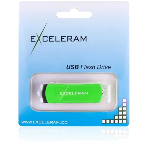 USB-флешка eXceleram 32GB P2 Series USB 3.1 Gen 1 Green/Black (EXP2U3GRB32) фото 6