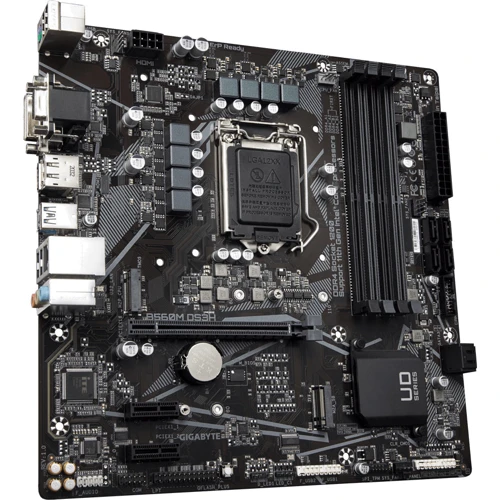 Gigabyte B560M DS3H: Разъемы на плате SATA 3.0, M.2
