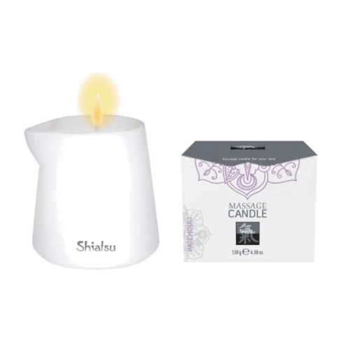 Массажная свеча Shiatsu с ароматом пачули, 130 мл