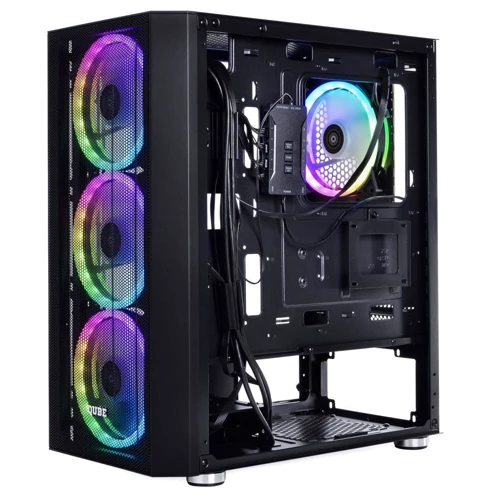 Корпус QUBE GUARD ARGB Black (GUARD_WH86ARGB): Типоразмер Midi-Tower