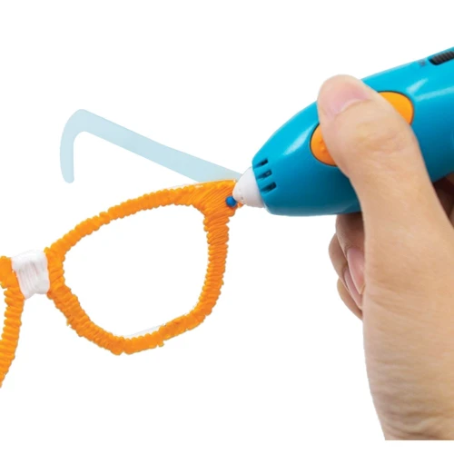 Набор аксессуаров для 3D-ручки 3Doodler Start – МОДНЫЕ ОЧКИ (48 стержней, 3 шаблона, 1 трафарет): Вид Творчество в 3D