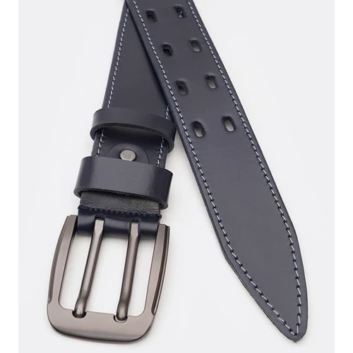 Мужской ремень Borsa Leather синий (V1125FX26-navy): Пол Мужской