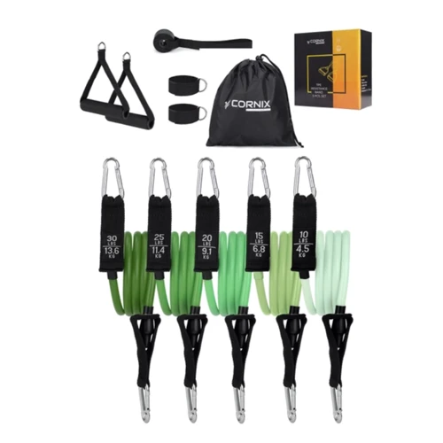 Эспандер Cornix набор трубчатых 5 шт 4.5-13.6 кг XR-0255: Производитель Cornix
