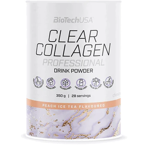 BiotechUSA Clear Collagen Professional 350 g / 28 servings / Peach ice tea