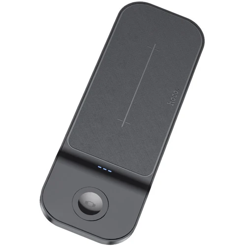 Зарядное устройство Hoco Wireless Charger CQ5 Step 3in1 Black for iPhone 16 I 15 I 14 I 13 I 12 series, Apple Watch and Apple AirPods