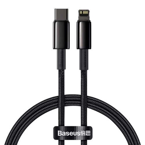 Кабель Baseus Cable USB-C to Lightning Tungsten PD 20W 2m Black (CATLWJ-A01)