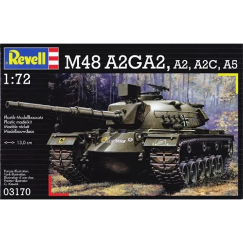 Сборная стендовая модель Revell танка M48A2/A3 (RV03170)