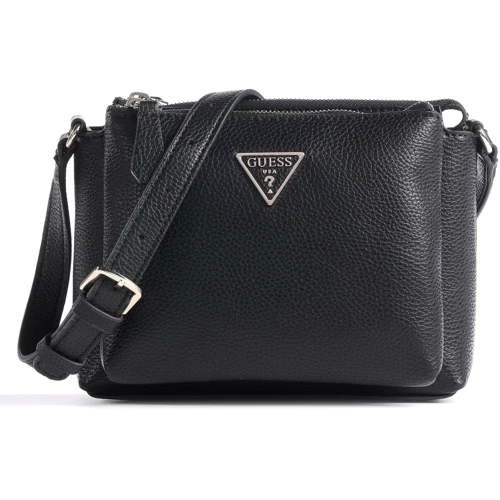 Женская сумка кросс боди Guess Becca Double Zip Crossbody черная (HWVG7742690-BLA)