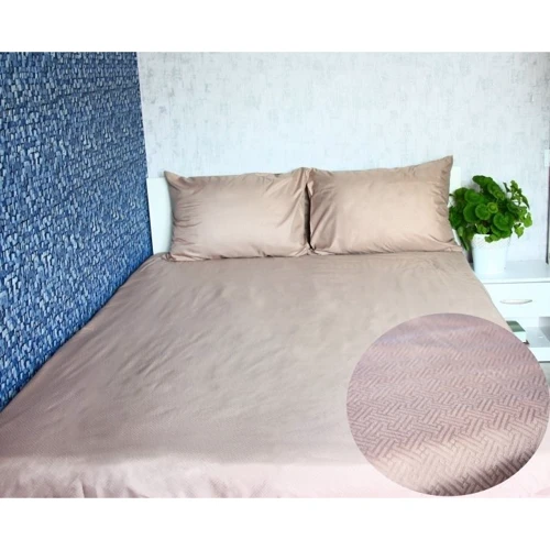 Простирадло LightHouse Mf Jacquard beige 215х240 см (602503): Розмір простирадла, см 215х240