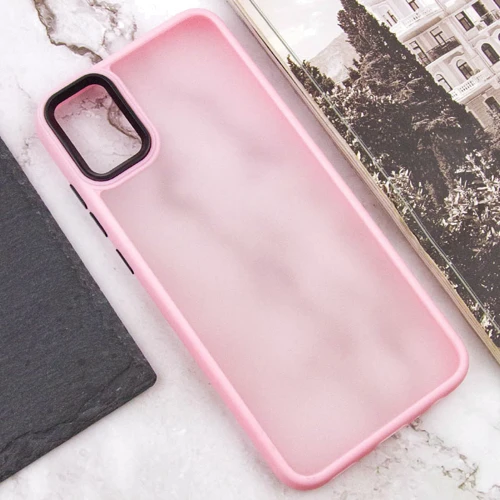 Аксесуар для смартфона Epik TPU+PC Lyon Frosted Case Pink для Samsung A042 Galaxy A04e: Матеріал TPU (термополиуретан) и поликарбонат