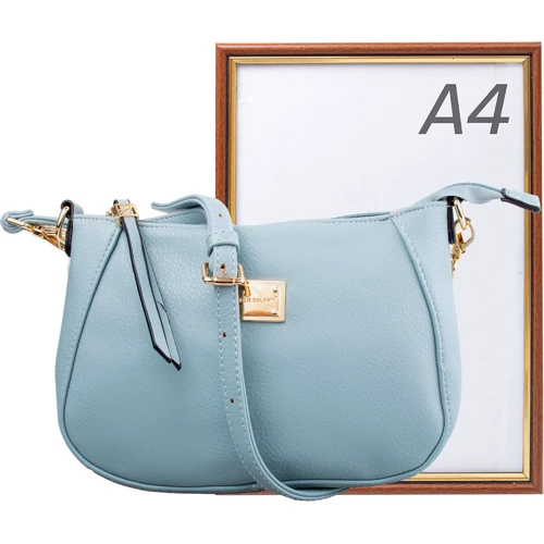 Женская сумка кросс боди Amelie Galanti голубая (A976116-l.blue): Стиль Повседневный (Casual)