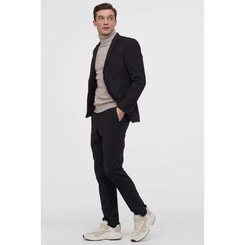 Піджак H & M 7139869 60 чорний: Тип піджака З 1 шлицей, Однобортний