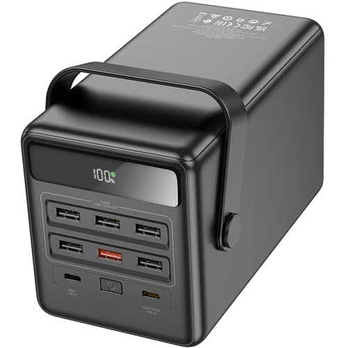 Зовнішній акумулятор Hoco Power Bank 100000mAh DB03 Endure 22.5W Black: Кількість USB 7