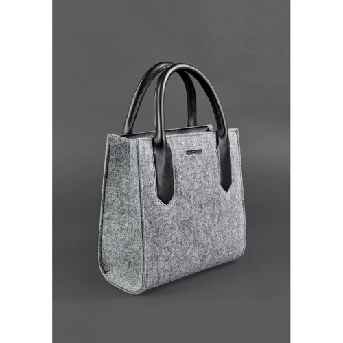 Женская сумка тоут BlankNote Blackwood серая (BN-BAG-28-felt-g): Пол Женский