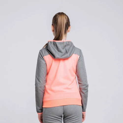 Спортивна толстовка Peak FW67686-ORA 50 помаранчева з капюшоном на блискавці: Склад Полиэстер