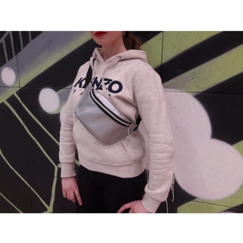 Женская поясная сумка Sambag Tirso MSSP серебристая (80114003): Тип Сумки